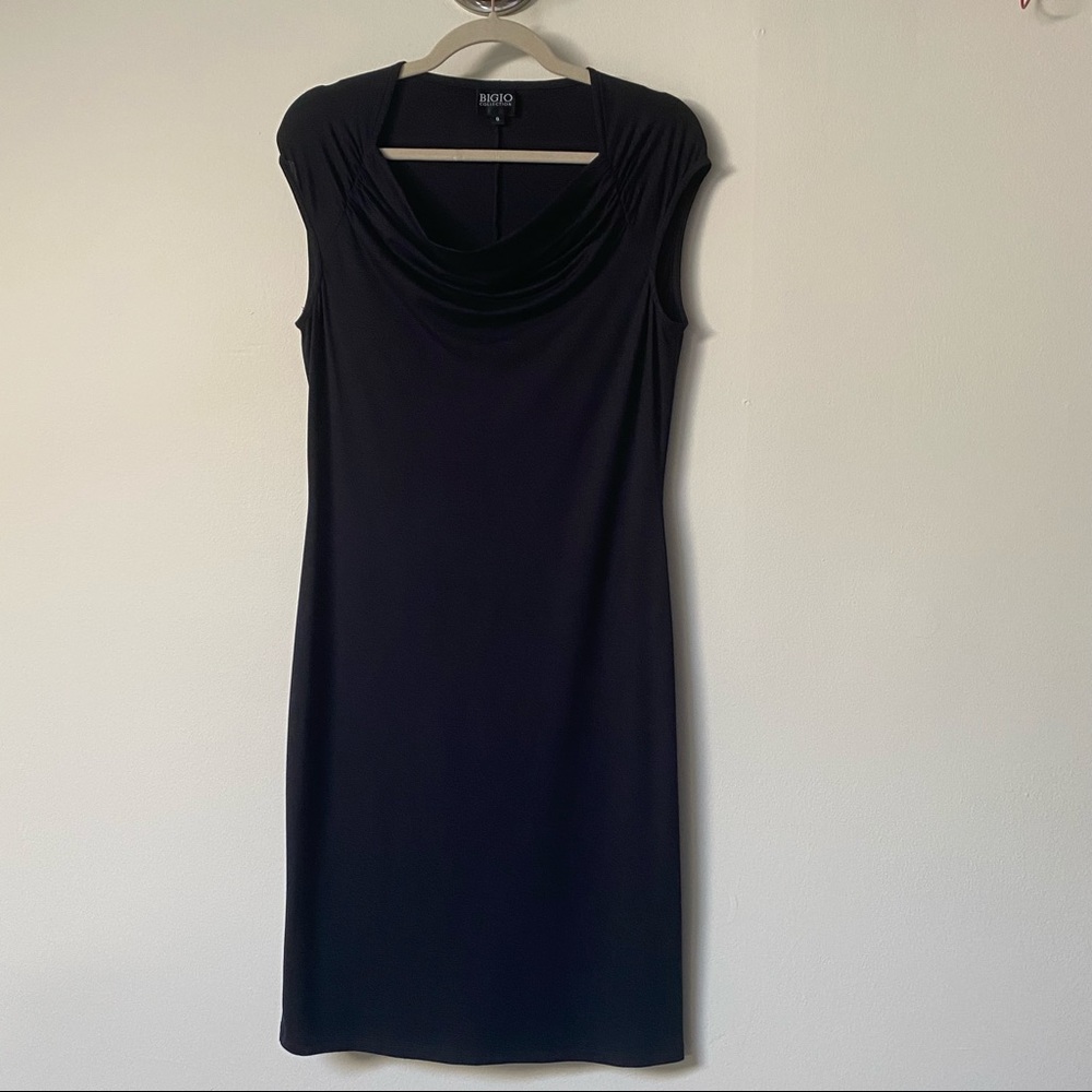 Bigio collection cowl neck dress